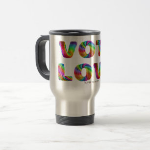 Caneca Térmica SlipperyJoe voto amor igualdade pelo de cores do a