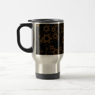 Caneca Térmica SlipperyJoe's Estrela de David temática de Hanukka