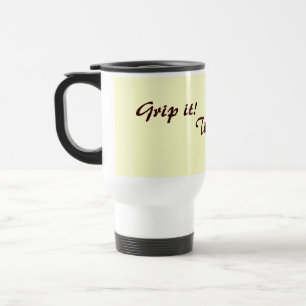 Caneca Térmica slogan de rima do bebendo do texto do divertimento