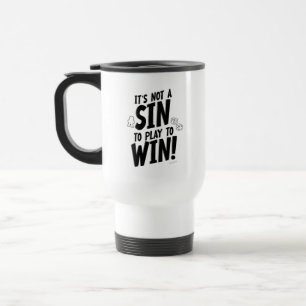 Caneca Térmica Slogan "Sem Pecado para Ganhar o Jogo da Brincadei
