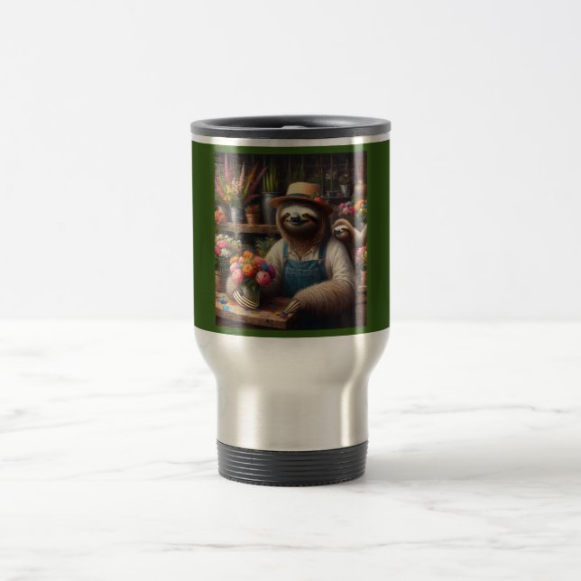 Caneca Térmica Sloth Florist (Centro)