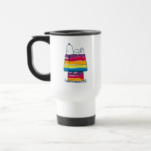 Caneca Térmica Snoopy   Rainbow Dog House