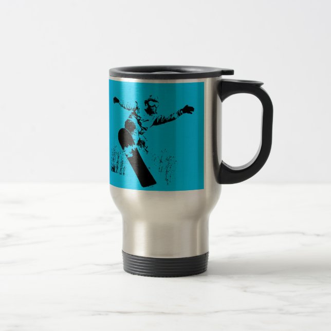 Caneca Térmica Snow Boarders Mug (Direita)