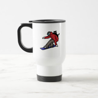 Caneca Térmica Snowboard com o Meu Gato
