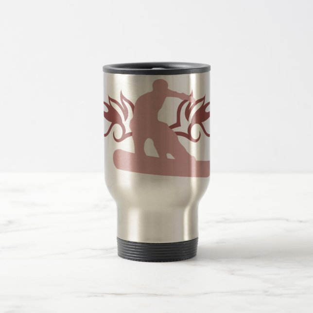 Caneca Térmica snowboard tribal (Centro)
