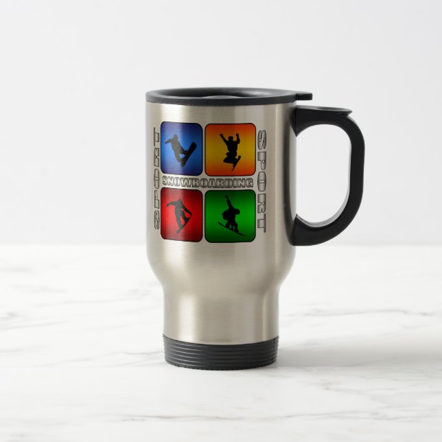 Caneca Térmica Snowboarding espectacular (Direita)