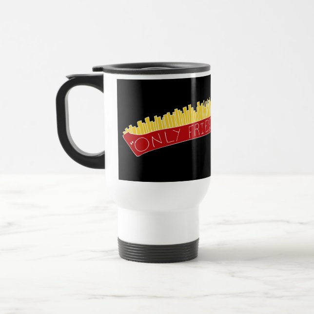 Caneca Térmica Só Dia de Batata Frita 🍟 (Esquerda)