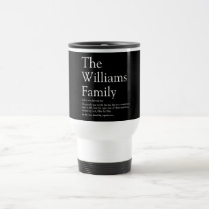Caneca Térmica Sobrenome Definição Personalizada Moderna