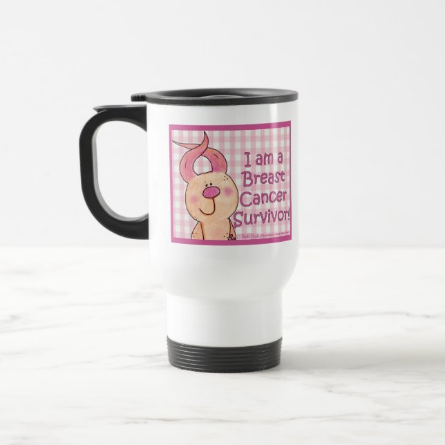 Caneca Térmica Sobrevivência do Câncer da Mama (Esquerda)