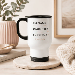Caneca Térmica Sobrevivente Filha Adolescente Personalizada