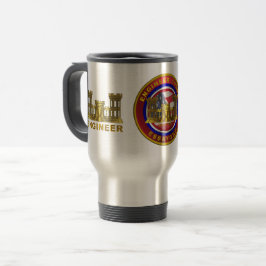 Caneca Térmica Soldado Engenheiro do Exército e Veterano   