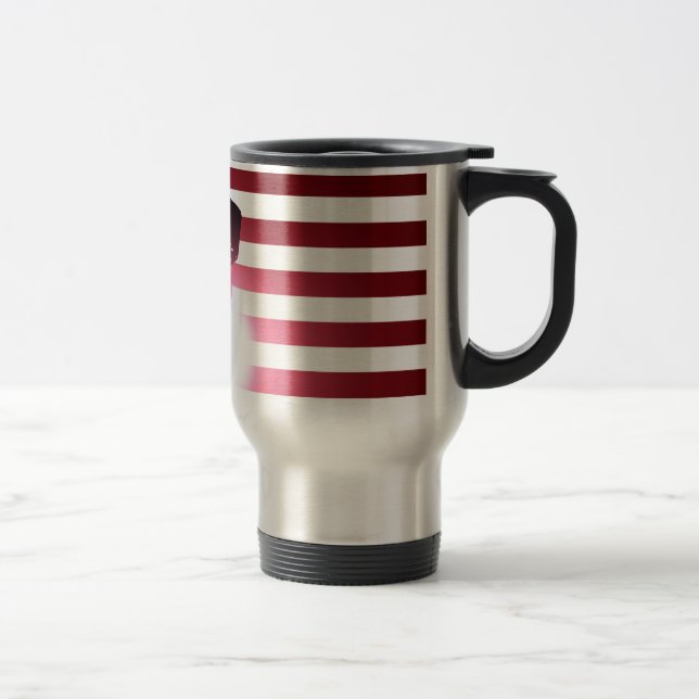 Caneca Térmica Soldador e bandeira americana (Direita)