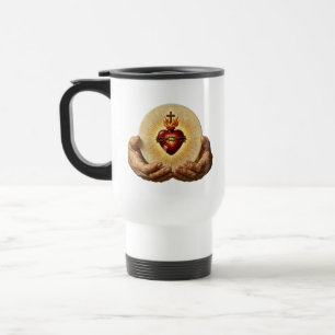 Caneca Térmica Solenidade do Sagrado Coração de Jesus Desenho de 