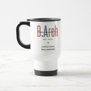 Caneca Térmica Solteiro BArch personalizado de graduação de arqui