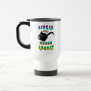 Caneca Térmica Solteiro Mas Nunca Solitário