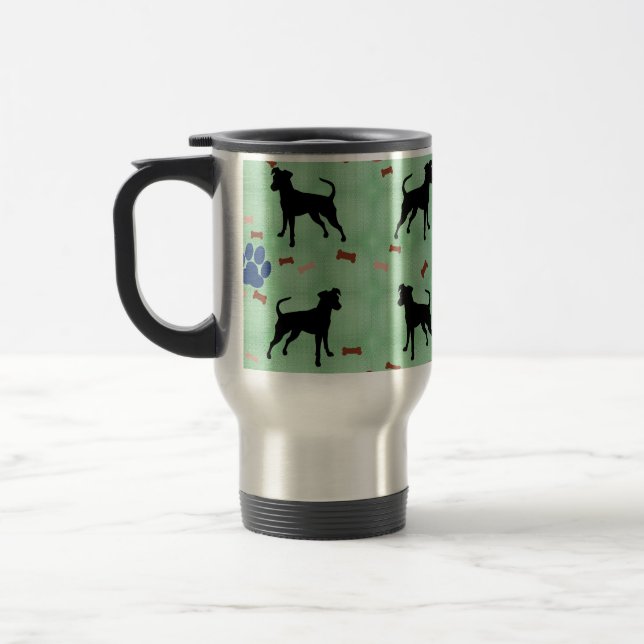 Caneca Térmica Sombra de Pinscher Miniatura (Esquerda)