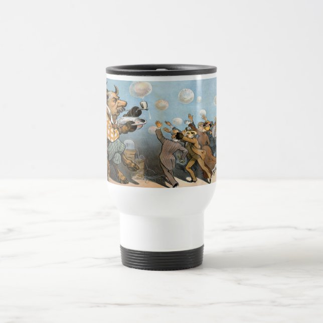 Caneca Térmica Sonhos de Wall Street - o mercado em alta (Centro)