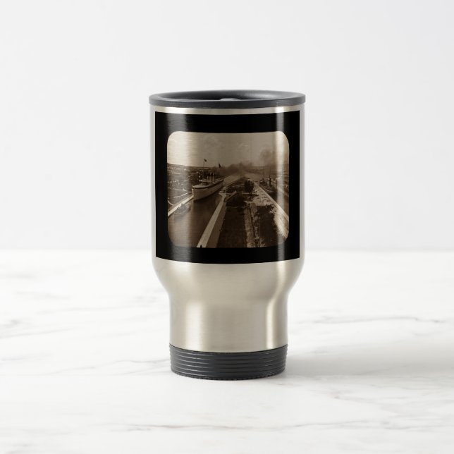 Caneca Térmica Soo trava o Sepia da corrediça de lanterna mágica (Centro)