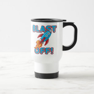 Caneca Térmica Sopre fora o navio de Rocket