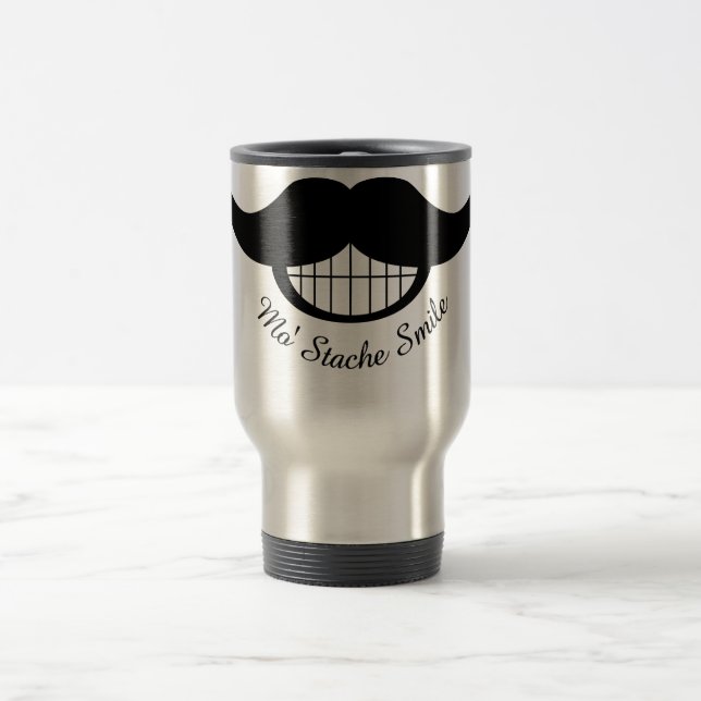 Caneca Térmica Sorriso de bigode (Centro)