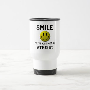 Caneca Térmica SORRISO, você apenas encontrou um atheist.