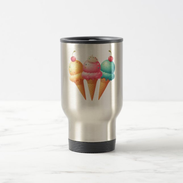 Caneca Térmica Sorvete Colorido (Centro)