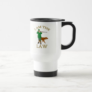 Caneca Térmica Sou a lei de um fazendeiro com uma arma
