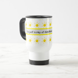 Caneca Térmica Sou apenas um Ray of Sunshine pela manhã