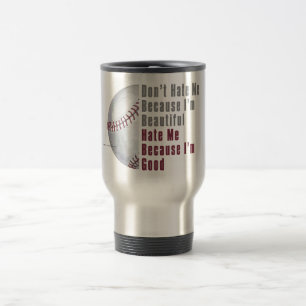 Caneca Térmica Sou Bonita, Sou Boa Beisebol