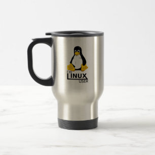 Caneca Térmica Sou o usuário do Linux
