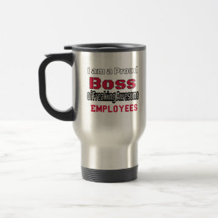 Caneca Térmica Sou um Chefe Orgulhoso de Empregados Admiráveis