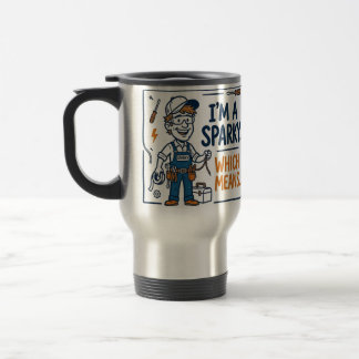 Caneca Térmica Sou um presente de eletricistas Sparky