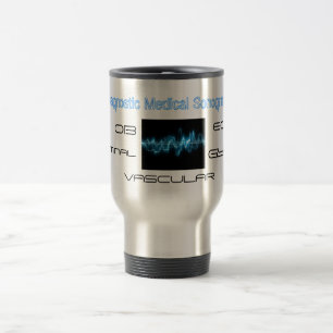 Caneca Térmica sound_wave, ecografia médica diagnóstica, ECO…