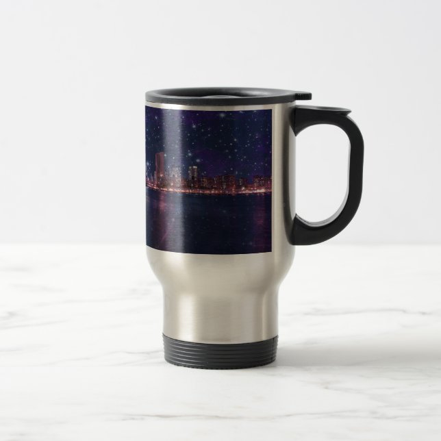 Caneca Térmica Spacey Manhattan Skyline (Direita)