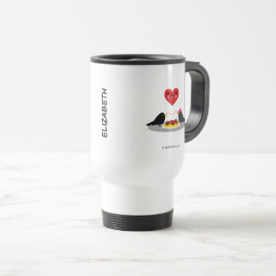 Caneca Térmica Spaghetti Meatball Data Romântica   Adicione seu n