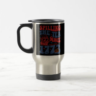 Caneca Térmica Spilling The Tea Desde 1776 Patriótico Americano 4