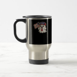 Caneca Térmica Spookie, Halloween, Truque Ou Vote, Eu Sempre Rece