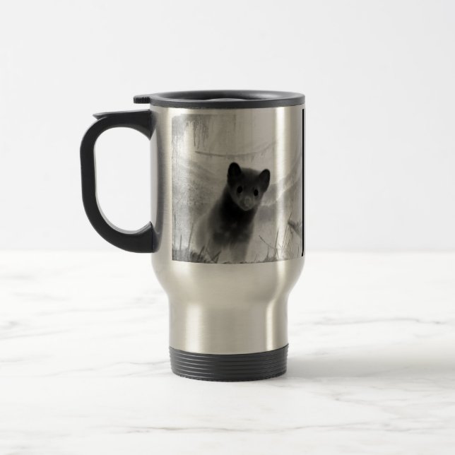 Caneca Térmica Spooky Pine Marten (Esquerda)