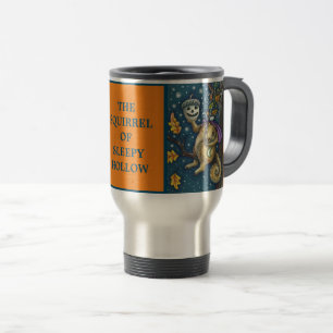 CANECA TÉRMICA SQUIRREL DE SONO E ACORN, DIA DE AS BRUXAS ENGRAÇ