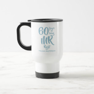 Caneca Térmica Sr. Certo Diversão 60º Aniversário de Casamento de