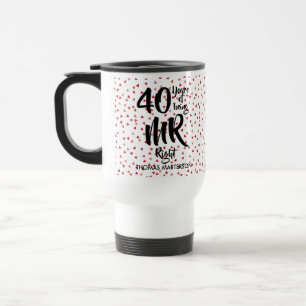 Caneca Térmica Sr. Certo e Sra. Sempre Certa Diversão 40º Anivers