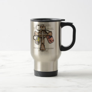 Caneca Térmica St Michael o arcanjo - proteja nossos soldados