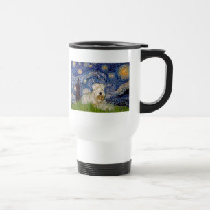 Caneca Térmica Starry Night - Wheaten Terrier 1