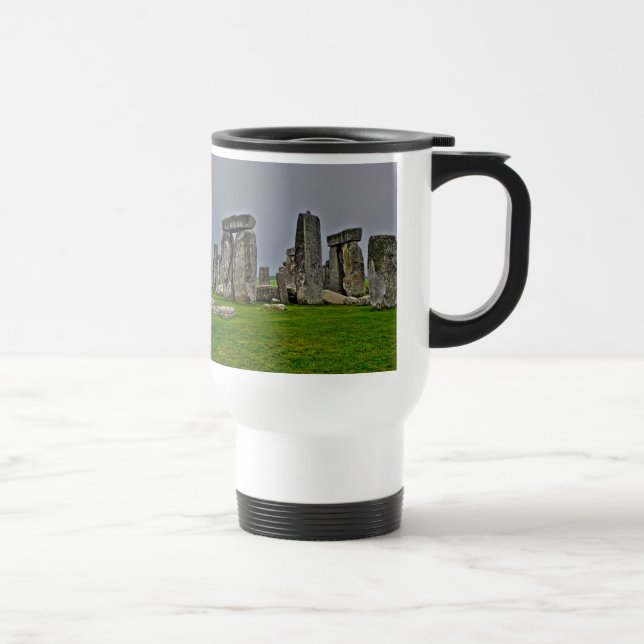 Caneca Térmica Stonehenge Celtic Standstone Stones na Grã-Bretanh (Direita)