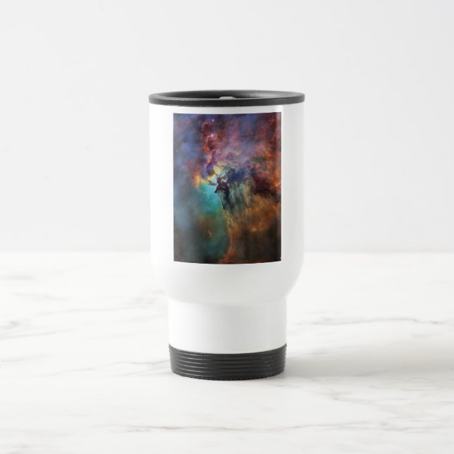 Caneca Térmica Stormy Seas of Lagoon Nebula em Sagitário (Centro)