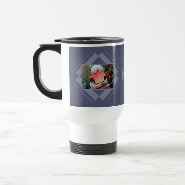CANECA TÉRMICA SUAS 2 FOTOS E MÚLTIPLOS MONOGRAM (Esquerda)