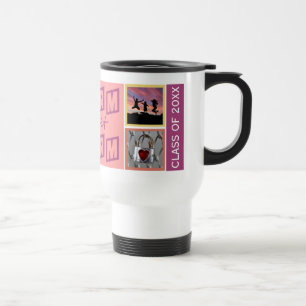 Caneca Térmica SUAS FOTOS, NOME E ANO, canções personalizadas d