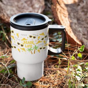 Caneca Térmica Sublimação da vida na praia