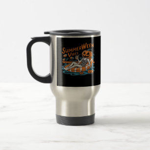 Caneca Térmica Summerwin Vibes Para Verão Estranho, Presente De H