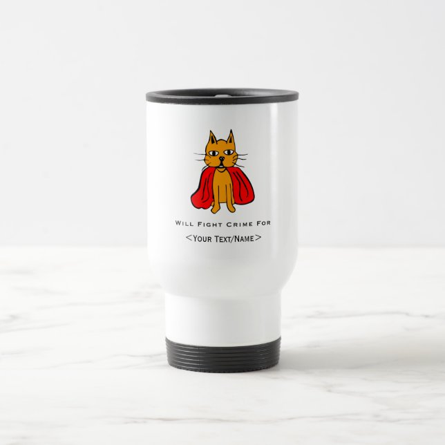 Caneca Térmica Super Cat Combatendo Crime Para (i)  (Centro)